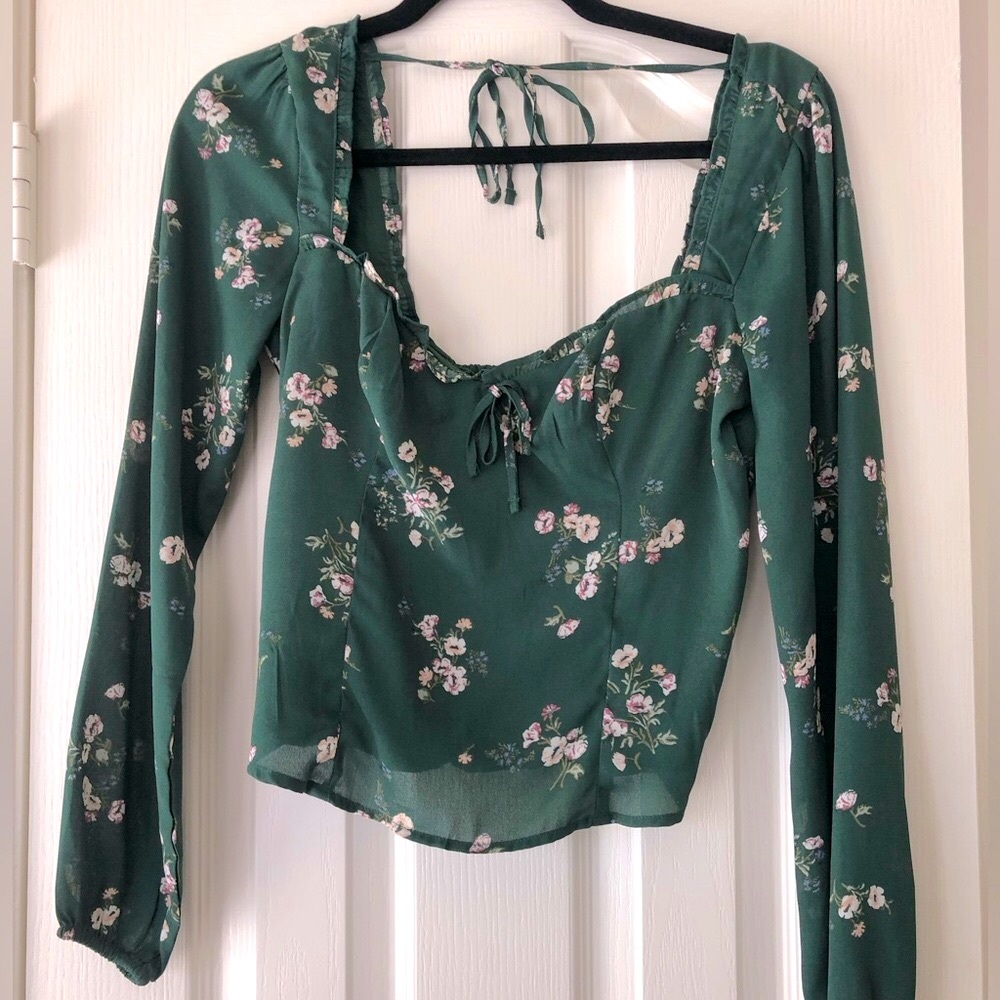 Abercrombie floral blouse